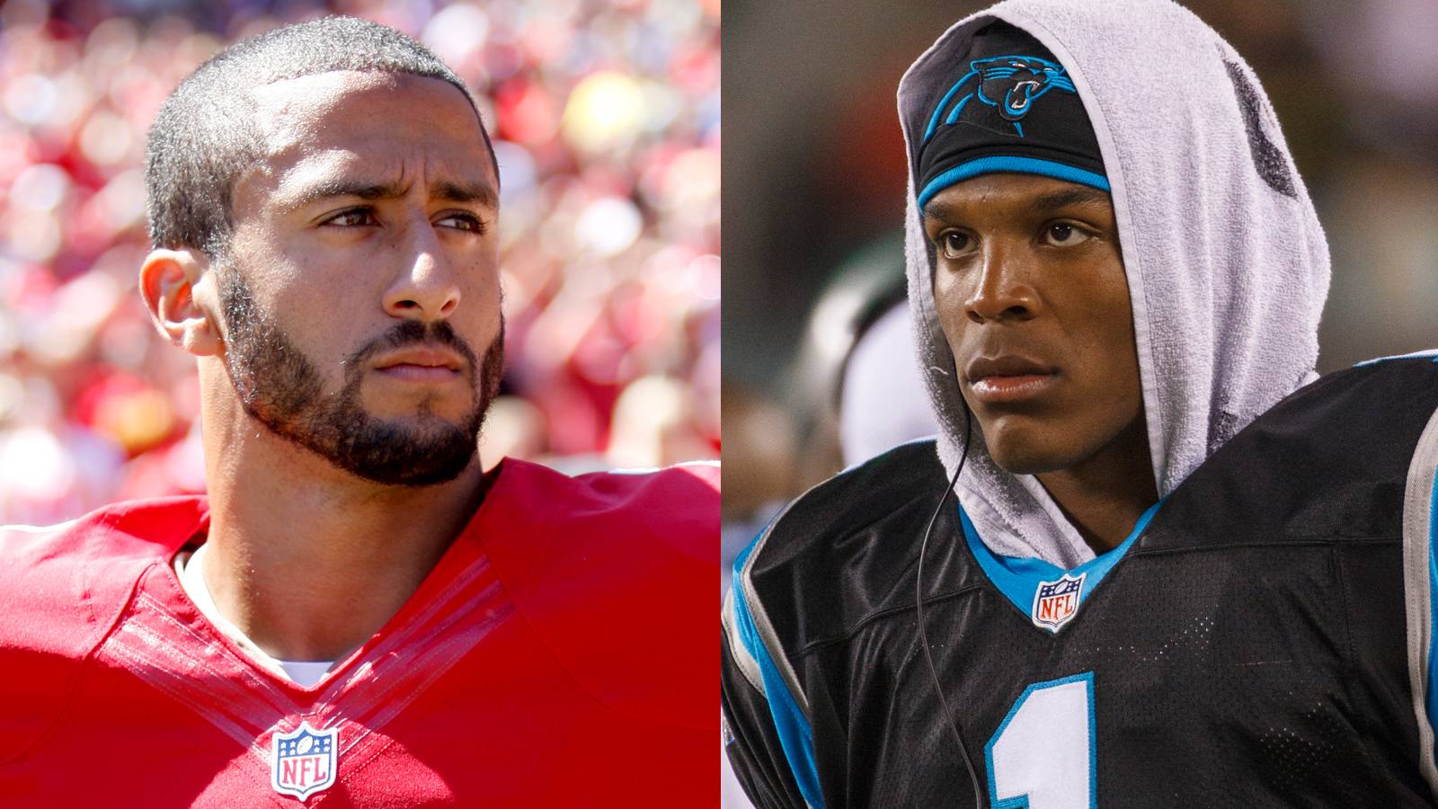 Cam Newton, Carolina Panthers, Colin Kaepernick, 49ers