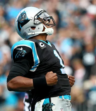 Newton’s Claim to Fame This Season - Newton led all quarterbacks with 585 rushing yards in the regular season.(Photo: Streeter Lecka/Getty Images)