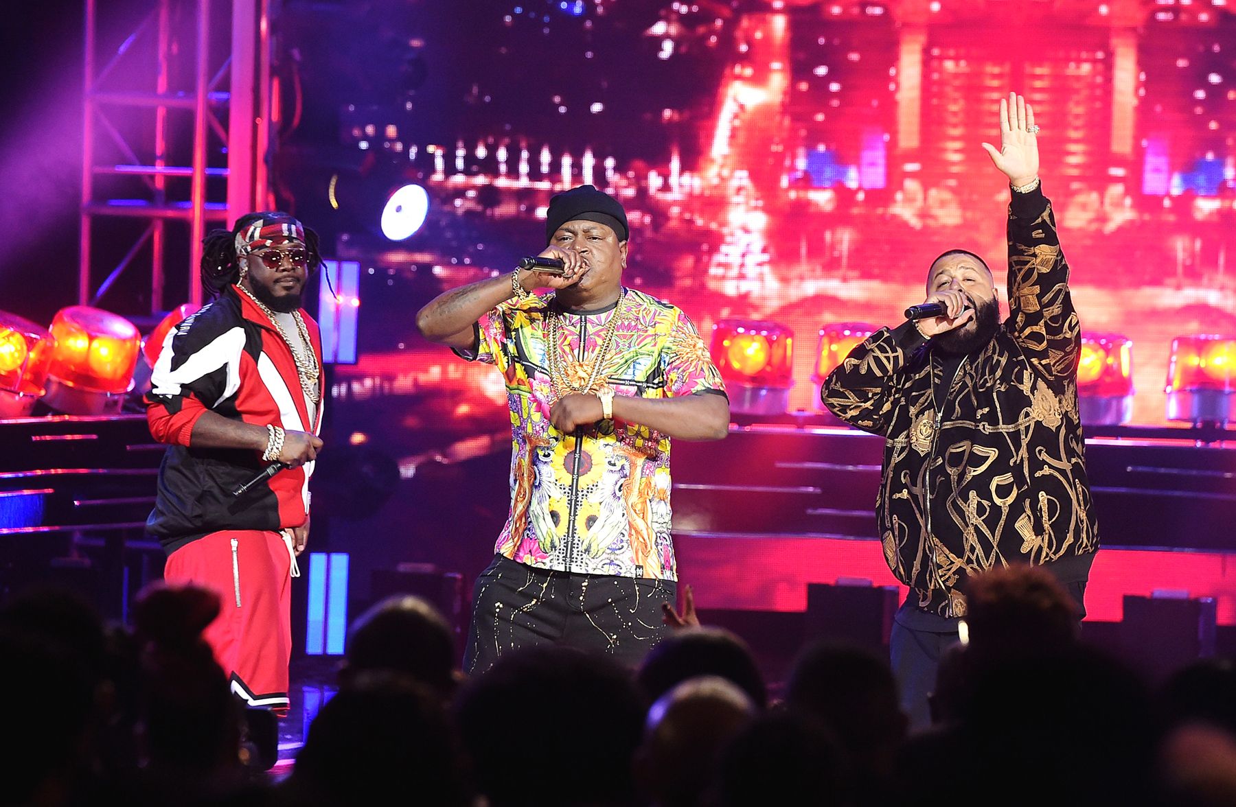 The Ultimate Trifecta Of T-Pain, Trick Daddy And DJ Khaled - (Photo: Gustavo Caballero/Getty Images for BET)&nbsp;