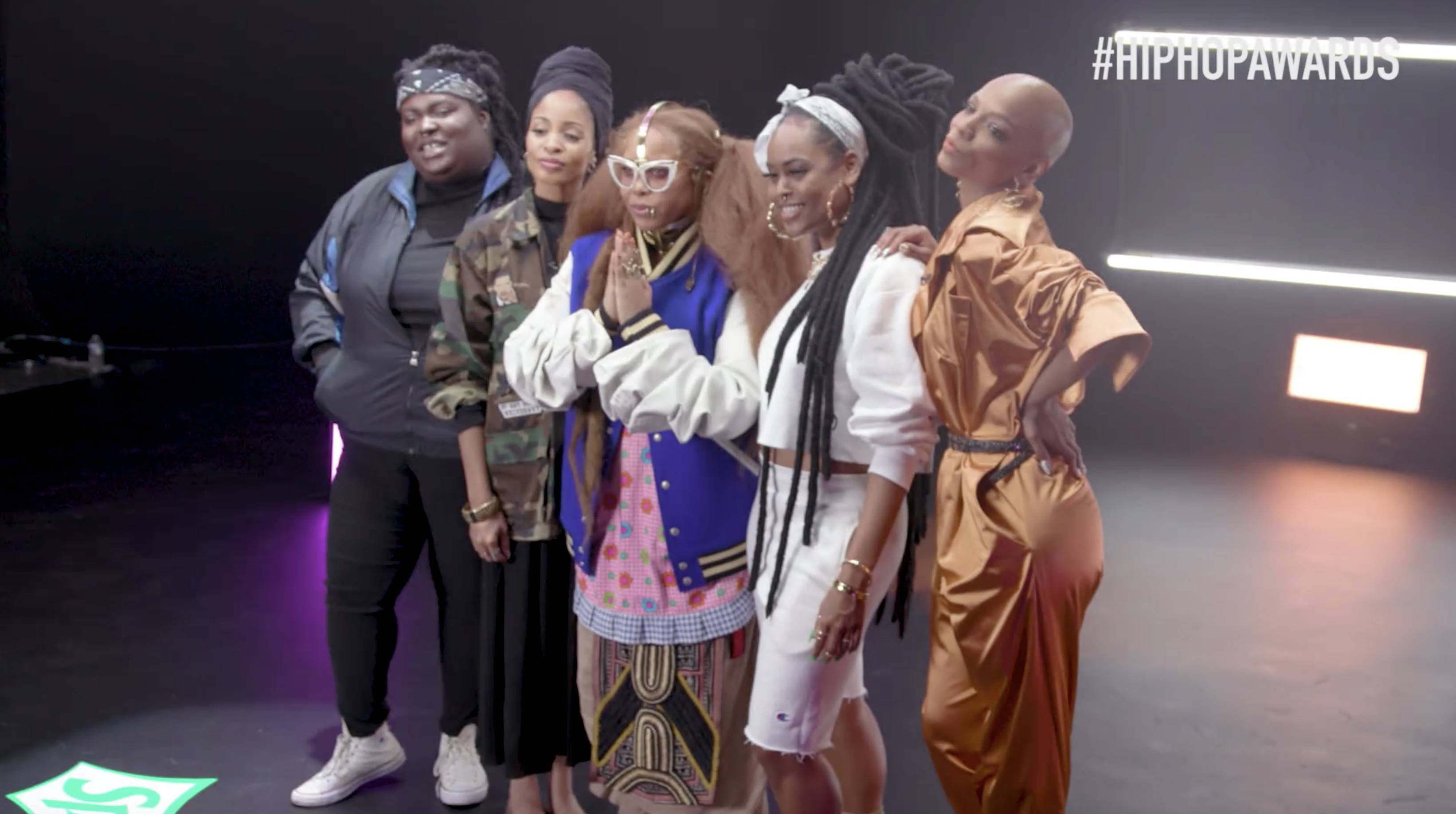 Sharay J, Bri Steves, Chika & Neelam Hakim on Hip Hop Awards 2018.