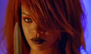 The Monster - The Roc Nation princess showed she can turn up and unleash the beast if you play with her C.R.E.A.M. — and her knife play is just as deadly as her vocals.(Photo: RihannaVEVO via Youtube)