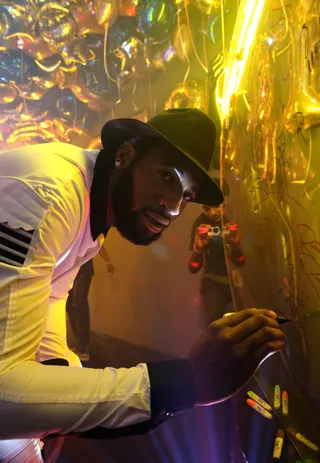 Show Love to the Wall - InstaBooth on the Red Carpet of the BET Awards 2015. (Photo: Johnny Nunez / BET)