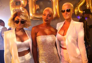 Eva Marcille and Amber Rose Make It a Golden Affair - (Photo: Johnny Nunez / BET)
