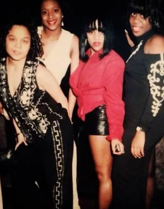 Ladies Night (Not Tonight Remix) - "It's the rap Mae West to Q-B! And I got all my sisters with me."(Photo: Lil Kim via Instagram)