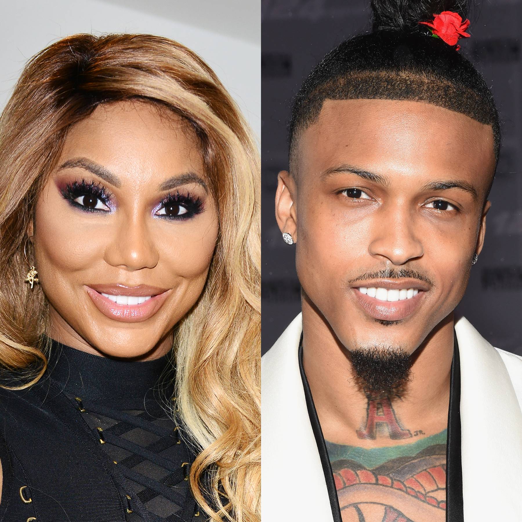 Tamar Braxton and August Alsina on BET Buzz 2021