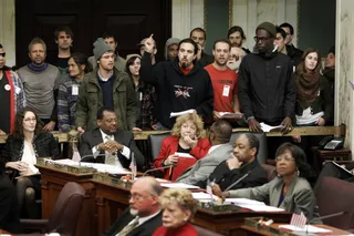 Occupy General Assembly - A group of protesters affiliated with the Occupy Wall Street movement plan to elect 876 &quot;delegates&quot; from around the country and hold a national &quot;general assembly&quot; in Philadelphia during the July 4 holiday.&nbsp;(Photo: Philadelphia Daily News/MCT/Landov)