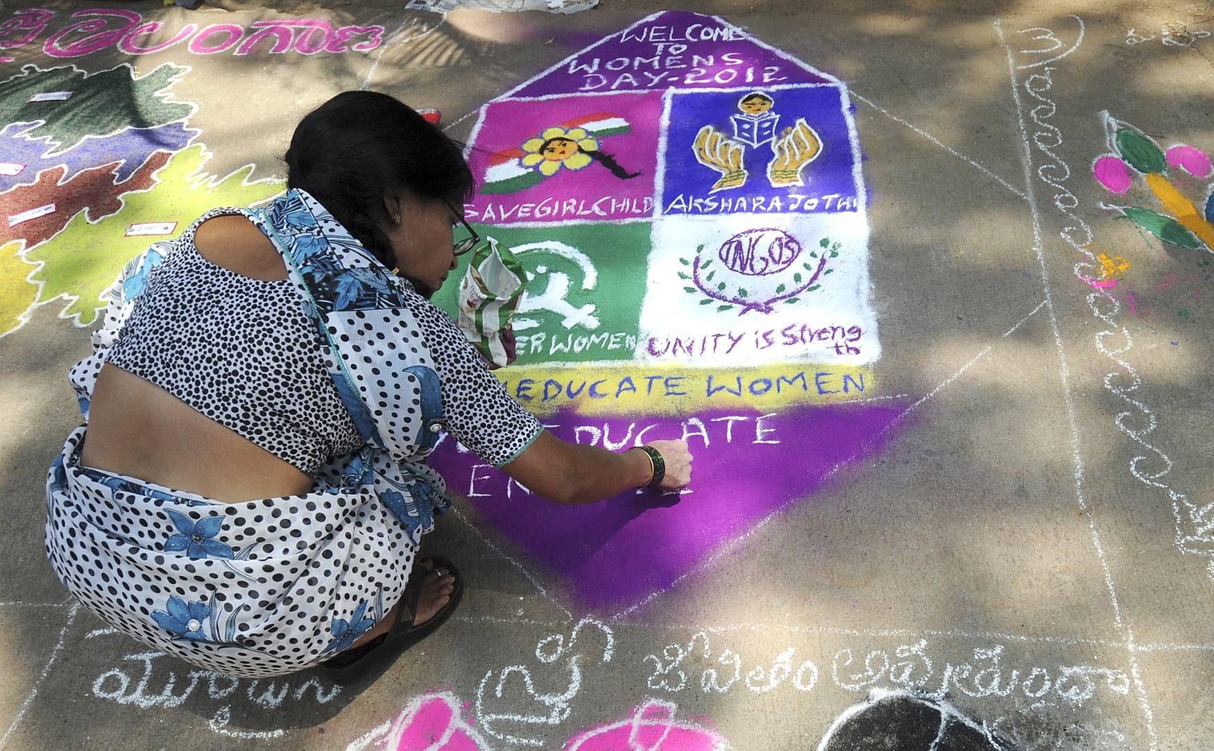 Indian Activism - On this International Women's Day in India, hundreds of women with disabilities and supporters are preparing to stage a march to bring awarness to the discrimination they face in society.(Photo: REUTERS/Krishnendu Halder)