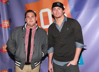 The Boyz Are Back - Channing Tatum and Jonah Hill (Photo: Dane Delaney / BET)