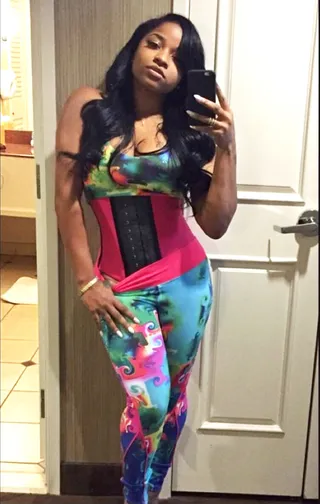 Toya Wright @toyawright&nbsp; - No caption necessary. The TV personality is just flaunting her snatched waist. Carry on. (Photo: Toya Wright via Instagram)