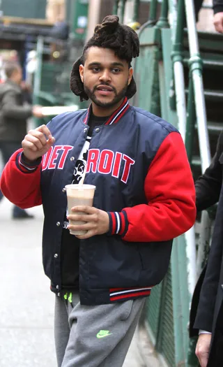 Bringing Sexy Back - The Weeknd&nbsp;was spotted leaving the "Victoria's Secret Fashion Show" rehearsals at the Armory in downtown Manhattan.(Photo: Jose Perez / Splash News)