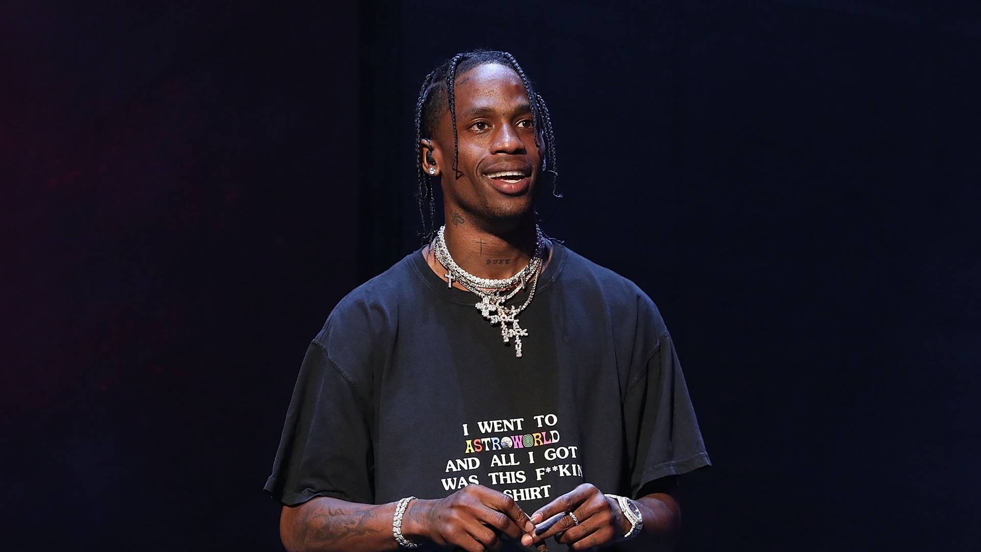 Travis Scott on BET Buzz 2020.