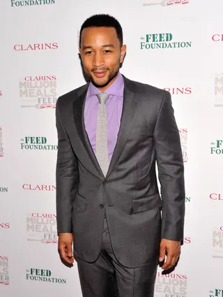 John Legend defending fiancée&nbsp;Chrissy Teigen against wrathful Chris Brown fans: - “And don't ever tell me to put my ‘b---h on a leash.’ She's a grown woman with her own mind and her own opinions and this is not 1950.”(Photo: Stephen Lovekin/Getty Images)