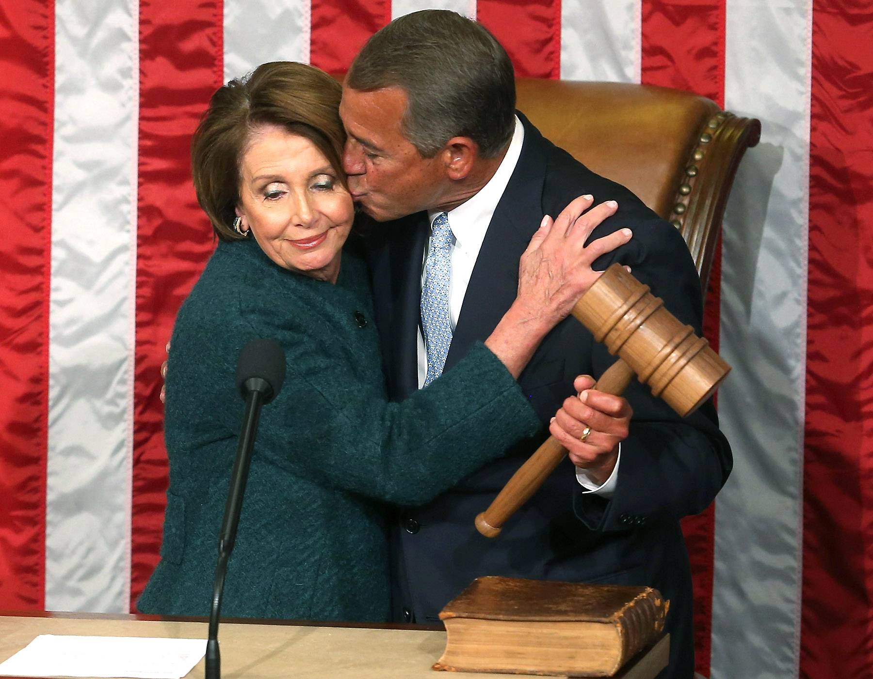 Nancy Pelosi and John Boehner