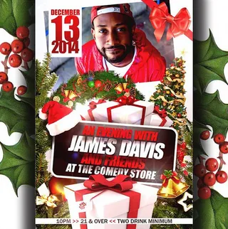 He Still Does Stand Up - James Davis is still a staple at various comedy clubs and hits the tour circuit every now and then. You might catch him at the Comedy Store in LA alongside Sydney Castillo or D'Lai.  (Photo: James Davis via Instagram)