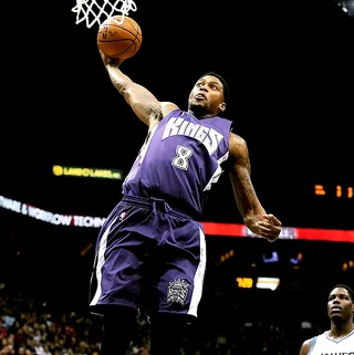 Flight Club With Rudy Gay - Elevator going up...way up for Rudy Gay. Nice aerial view for Sacramento Kings fans.(Photo: Sacramento Kings via Instagram)