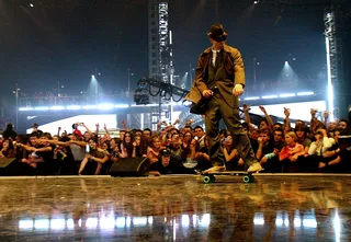 Beastie Boys - Beastie Boys were probably the first rappers actively involved in skate culture. They've long incorporated skateboarding in their videos and have released limited-edition skate products over the years. MCA is even a secret character in the skateboarding video game Tony Hawk's Proving Ground.&nbsp;(Photo: Getty Images)