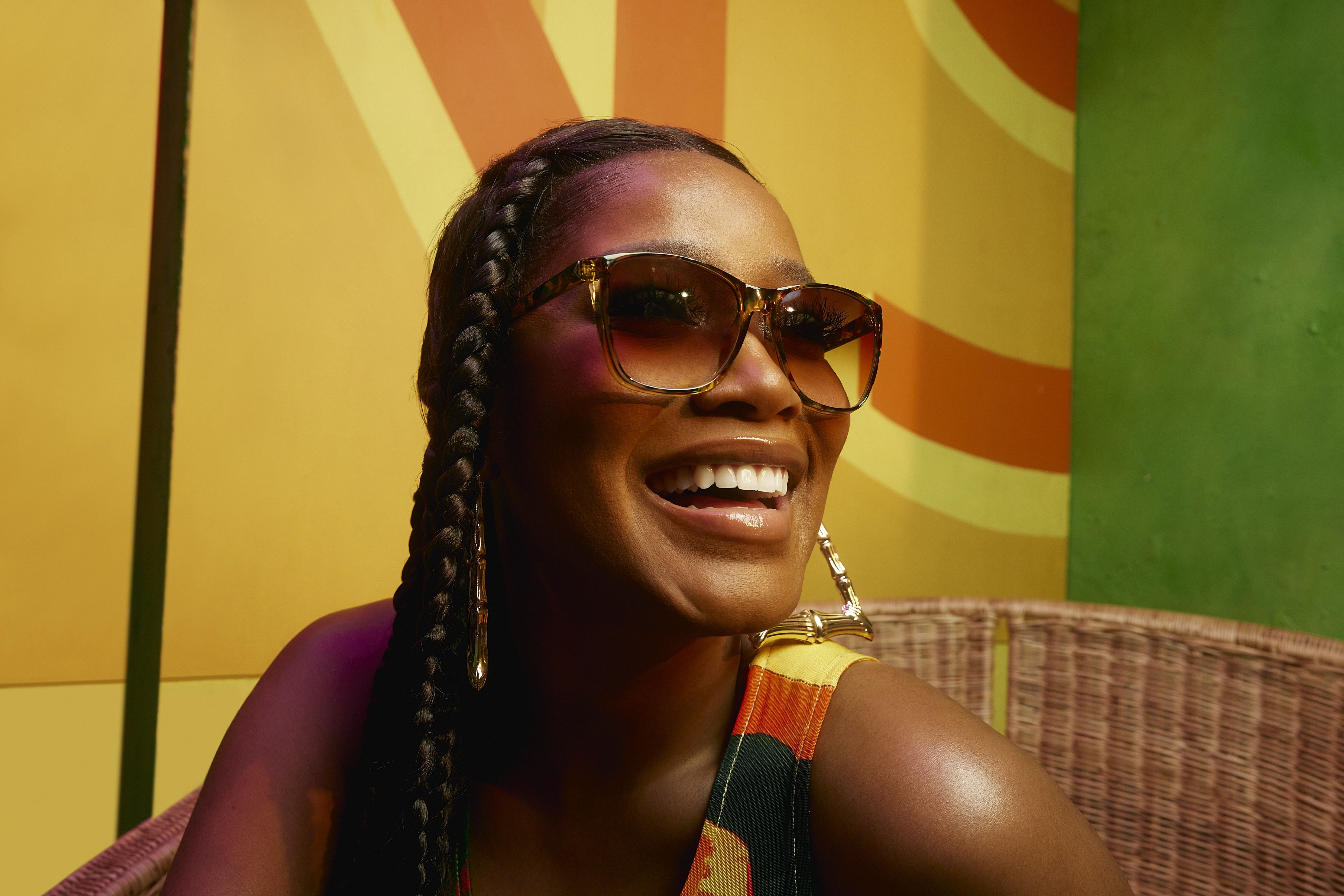 Keke Palmer in Zenni Sage East photo.