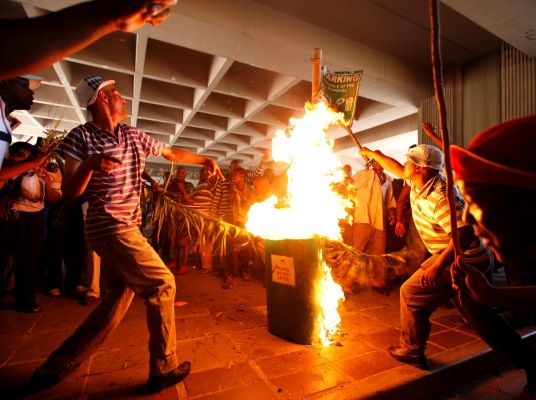 Fiery Protest - In - Image 10 from World Lens: Week of Dec. 8 | BET
