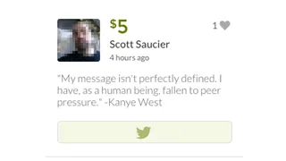 Quotes against Kanye. - (Photo: Scott Saucier via GoFundMe.com)