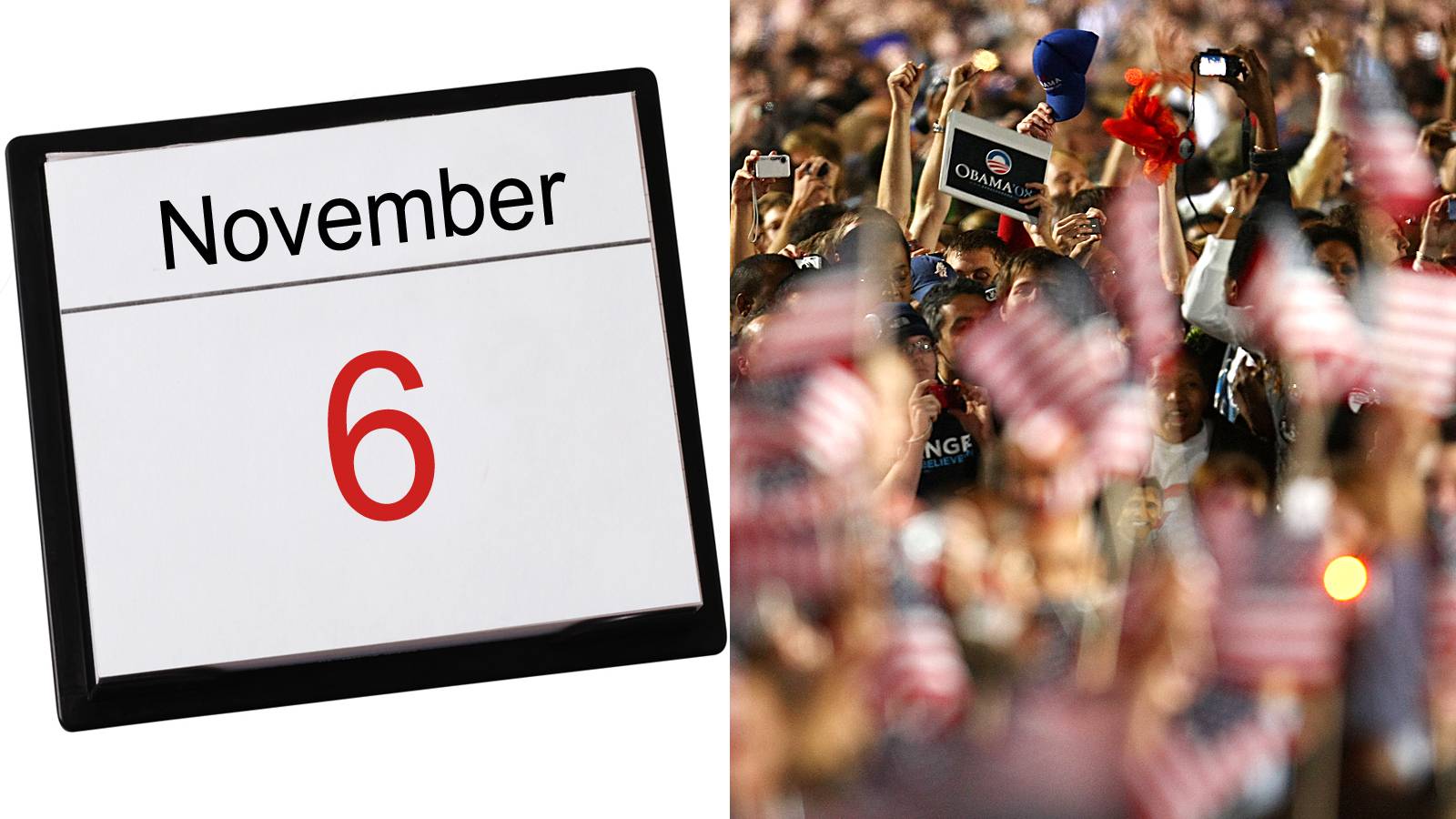 Nov. 6:&nbsp; Election Day - All political roads lead to Nov. 6. &nbsp;Much of the political posturing, debating, campaigning and mudslinging will come to a head as voters from all across the country perform their civic duty at the ballot box. But while the presidential election may be the main event, don’t forget about other elections in the House, 33 seats in the Senate, 11 gubernatorial races and many state legislature contests that are also taking place on this day. The Black vote will be key — Black voters are credited with helping secure several Democratic victories in 2008, including the election of America’s first Black president.&nbsp;(Photos: Getty Images; Chris McGrath/Getty Images)