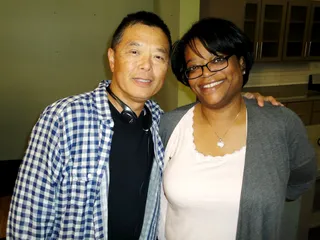 Posing With the Boss - Director Henry Chan and Let's Stay Together creator Jacque Edmonds Cofer.(Photo: BET)