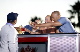 Cheers - The judges are confident in the top three DJs and are excited to see them bring it in the finals. (Photo: Moses Mitchell/BET)