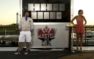 Only two glasses - Only two DJs will make it to the finals. Let's go to the judges. (Photo: Moses Mitchell/BET)