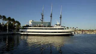 Welcome to Los Angeles - Here comes the &quot;rock the boat&quot; challenge.  (Photo: Moses Mitchell/BET)