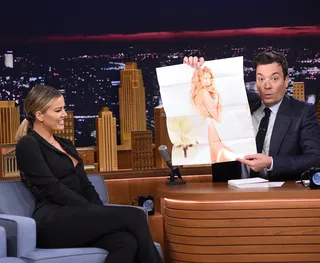 Va Va Voom - Khloé Kardashian hit up The Tonight Show Starring Jimmy Fallon in New York City to promote her new show.(Photo: Jamie McCarthy/NBC/Getty Images for &quot;The Tonight Show Starring Jimmy Fallon&quot;)