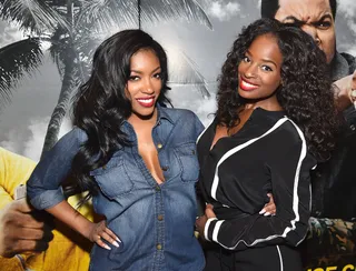 Housewives Night Out - Real Housewives of Atlanta castmates Porsha Williams and Shamea Morton attended the Ride Along 2 advance screening in Atlantic Station in the ATL.(Photo: Paras Griffin/Getty Images for Universal Pictures)