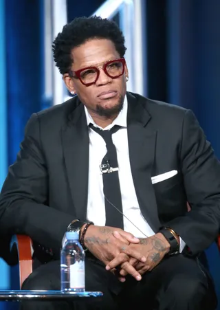 More Panel Talks - D.L. Hughley spoke during the Heartbeat panel discussion at the NBC Universal portion of the 2015 Winter TCA Tour in California.(Photo: Frederick M. Brown/Getty Images)