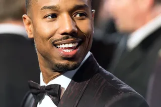 Dapper - Michael B. Jordan looked like the movie star he is at the European premiere of Creed in London.(Photo: Ian Gavan/Getty Images)