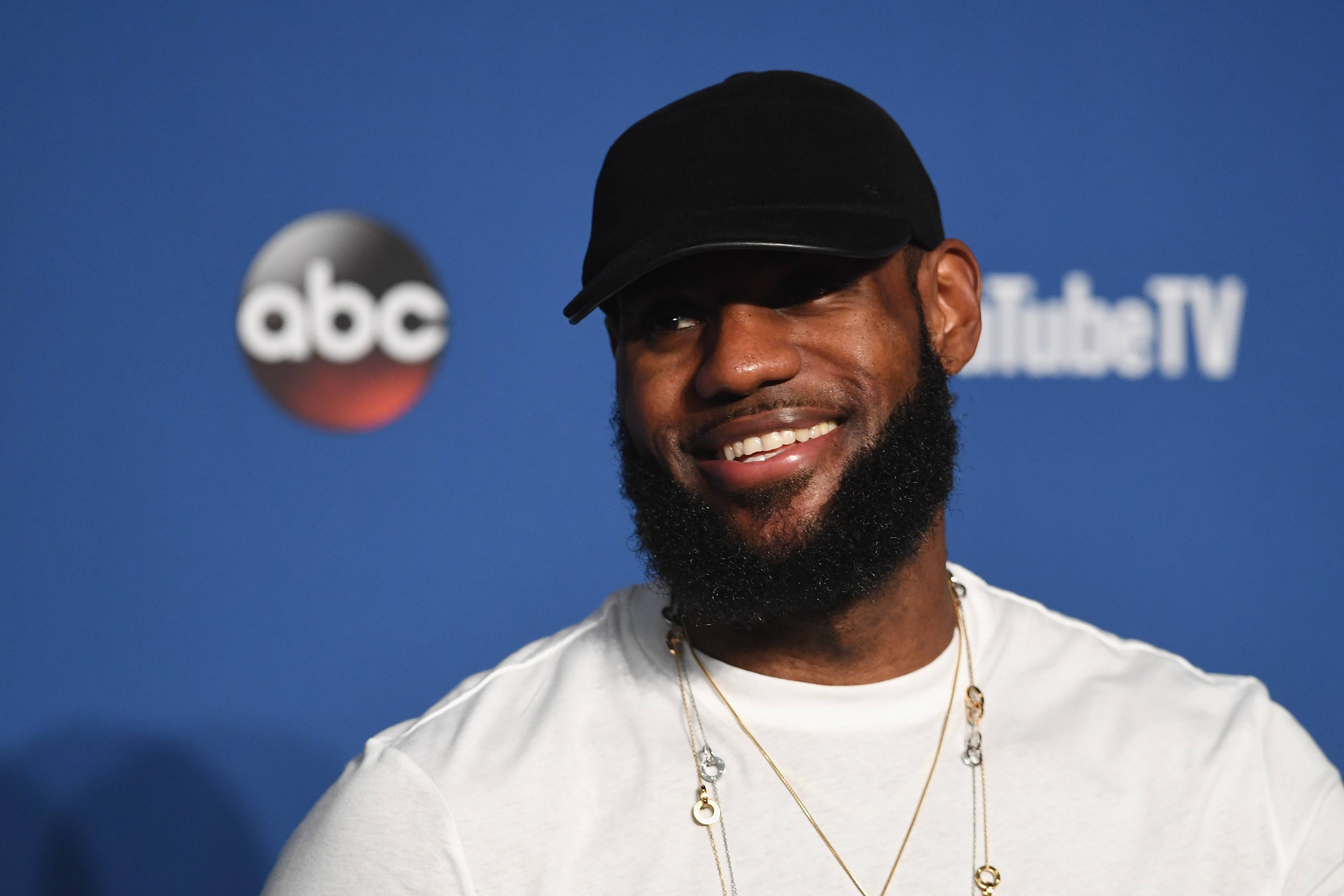 during Game Four of the 2018 NBA Finals at Quicken Loans Arena on June 8, 2018 in Cleveland, Ohio. NOTE TO USER: User expressly acknowledges and agrees that, by downloading and or using this photograph, User is consenting to the terms and conditions of the Getty Images License Agreement.