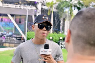 Talking Points - Empire star Bryshere "Yazz" Gray prepares what he's going to say to the crowd at Pitbull's New Year's Revolution.(Photo: JLN Photography/WENN.com)