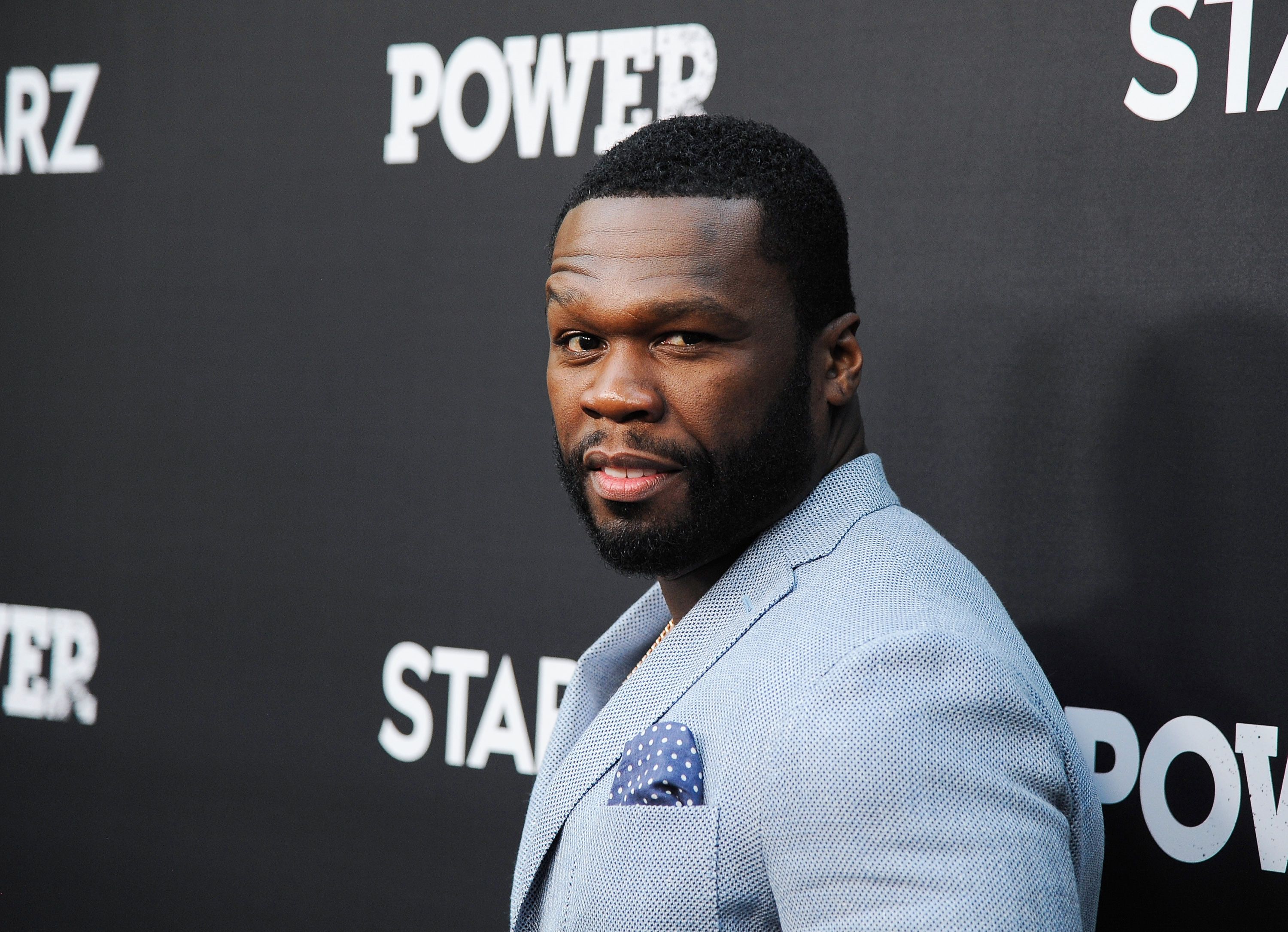 HOLLYWOOD, CA - MAY 10:  Executive producer/Rapper Curtis '50 Cent' Jackson attends the For Your Consideration Event for STARZs' "Power" at ArcLight Hollywood on May 10, 2016 in Hollywood, California.  (Photo by Angela Weiss/Getty Images)