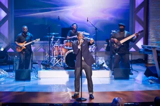 Middle of the Stage - Carree hits the stage to perform his joyful song &quot;In the Middle.&quot;&nbsp;(Photo: Darnell Williams/BET)&nbsp;