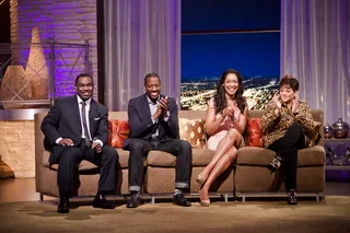 Say Cheese! - This evening's guests put on big smiles for photographer extraordinaire Darnell Williams.&nbsp;(Photo: Darnell Williams/BET)