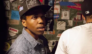 Curren$y - Curren$y performing at BET's Music Matters Showcase. May 2011. (Photo: J. Shotti)