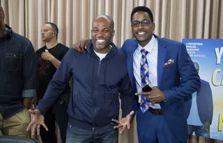 Jesse Collins and Jackie Long Chum It Up - (Photo: Dale Berman/BET)