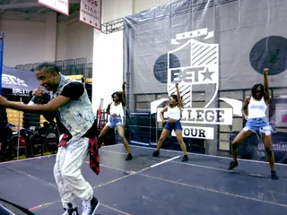 Chris Bivins Gets the Audience Movin' - (Photo: BET)