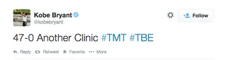 Kobe Bryant @kobebryant - (Photo: Kobe Bryant via Twitter)