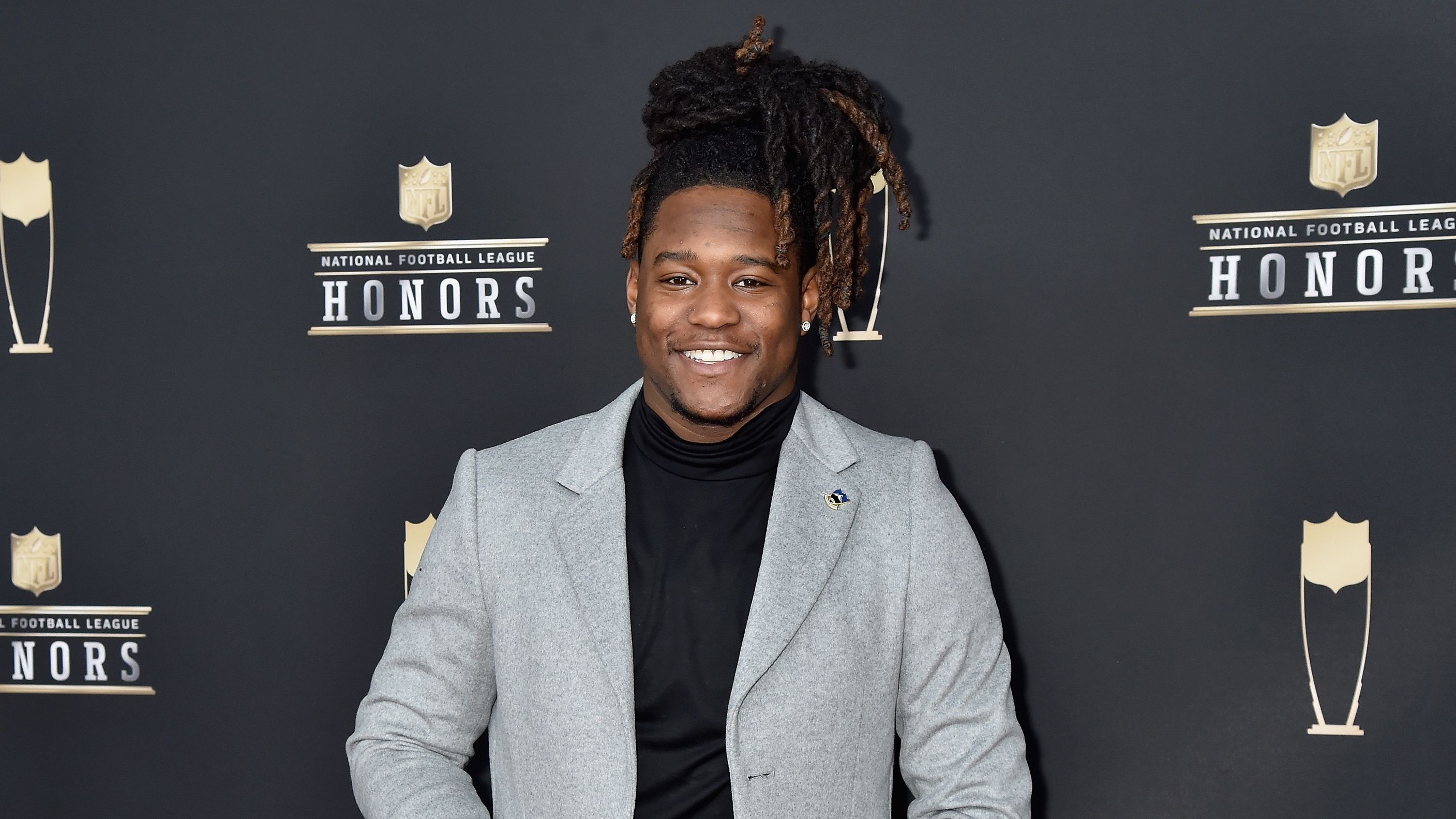 Shaquem Griffin attends the 8th Annual NFL Honors at The Fox Theatre on Feb. 2, 2019 in Atlanta, Georgia. 