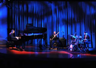 The Kick-Off - Jason Moran and the Bandwagon perform on opening night of the &quot;Carrie Mae Weems Live: Past Tense/ Future Perfect&quot; weekend of events at the Solomon Guggenheim Museum in NYC.&nbsp;(Photo: Enid Alvarez/Solomon Guggenheim Museum)