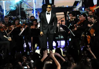 Jay-Z after performing “Glory” at Carnegie Hall&nbsp; - "I ain't think I was gonna make it through that one.”&nbsp;(Photo: Kevin Mazur/WireImage)