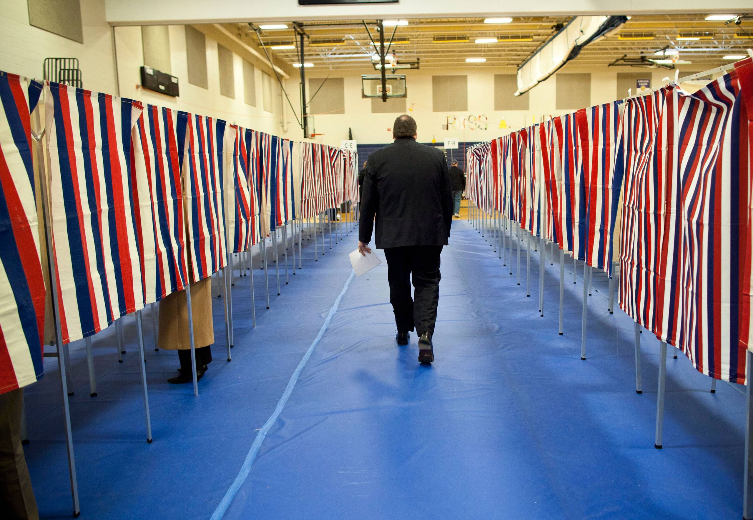 Delegates - Delegates are individuals who’ve been chosen to represent their state at the Democratic or Republican party’s national convention. The process for choosing them varies by party and from state to state. In other states, the number of delegates a state is allotted is based on the number of Electoral College votes it gets. The Democratic Party uses a proportional system to award delegates to each candidate based on the percentage of votes he or she wins. The Republican Party allows each state to decide whether it wants to use a winner-take-all method or the proportional method. In addition, the Republican National Committee might reward a state with additional delegates if the party’s candidate carried the state in the previous presidential election or voters have elected more Republicans to local, state and federal offices.(Photo: Andrew Burton/Getty Images)