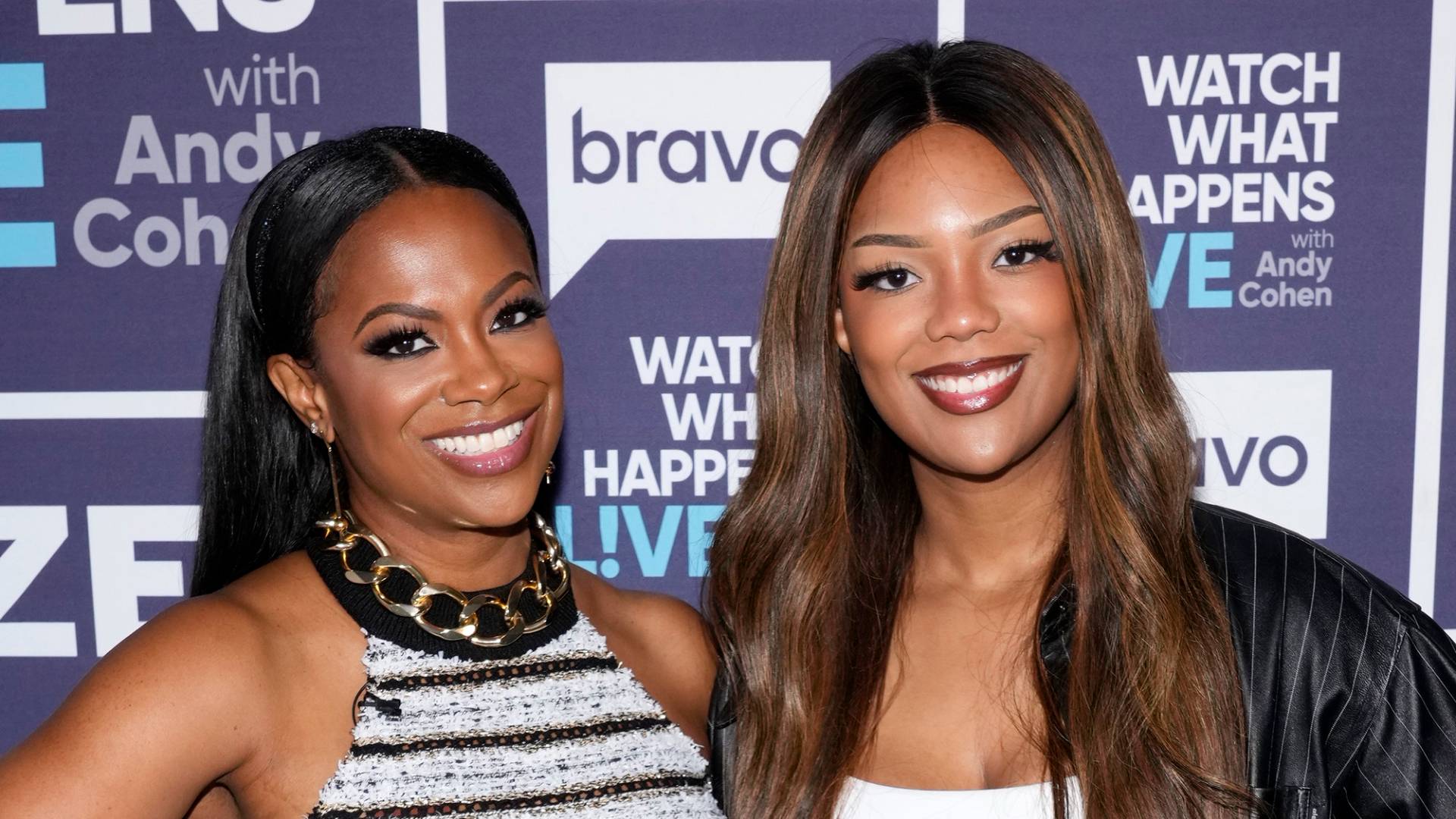 Kandi Burruss and Riley Burruss 