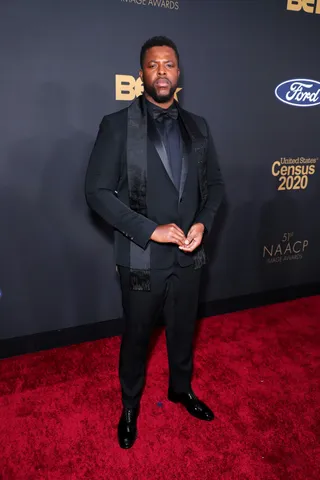 "Black Panther" actor Winston Duke. - (Photo by Leon Bennett/Getty Images for BET)