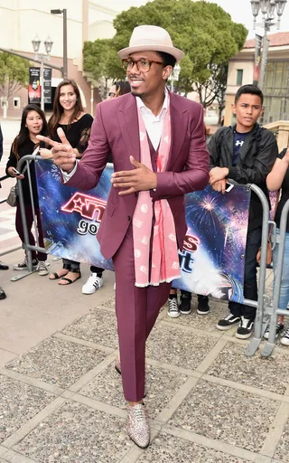 Feels Like Spring - Nick Cannon attended NBC's America's Got Talent Season 11 Kickoff at Pasadena Civic Auditorium in California.(Photo: Alberto E. Rodriguez/Getty Images)