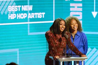 Yung Miami And Kodie Shane Rep For The Ladies In Hip-Hop - (Photo: Jason Koerner/Getty Images for BET)&nbsp;