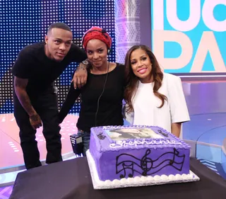Love from the Team - (Photo: Bennett Raglin/BET/Getty Images)